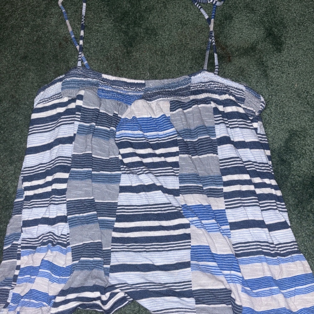 blue summer top